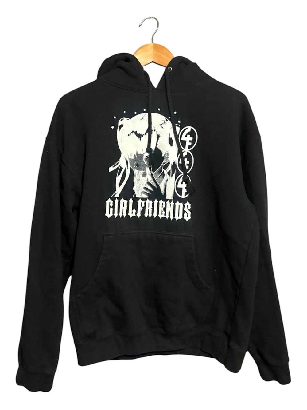 INDEPENDENT TRADING Co. Gothic Girlfriends Anime Graphic Black Hoodie